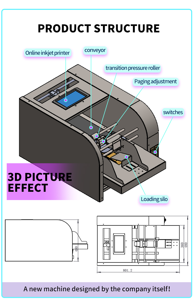 Kelier Paging And Printing Machine Card Automatic Date Coding Machine Inkjet Printer High-speed Marking Machine Mini Pag 4