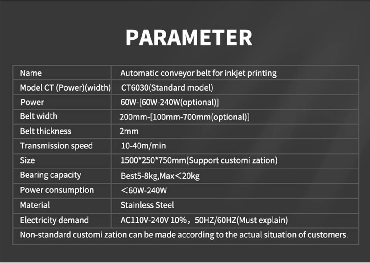KELIER customizable conveyor belt for mask packaging line adjustable speed width and length 4