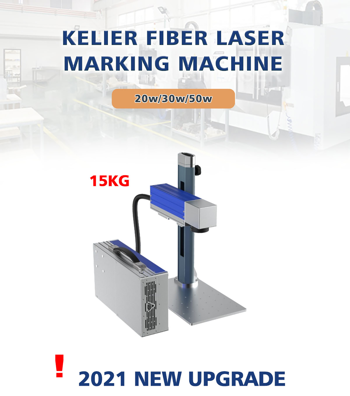 Quality Color Rotary Metal Fiber Laser Engraving Fiber Laser Marking Machine Manufacturer | Kelier 8