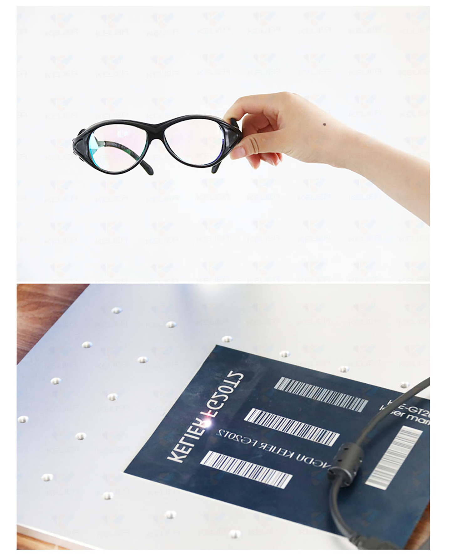 Quality Color Rotary Metal Fiber Laser Engraving Fiber Laser Marking Machine Manufacturer | Kelier 13