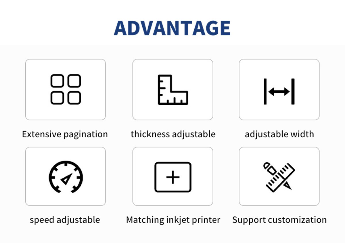 Multipurpose Feeder Card Stock Labels Plastic Bag Feeder Sorter Friction Feeder Sorter 6