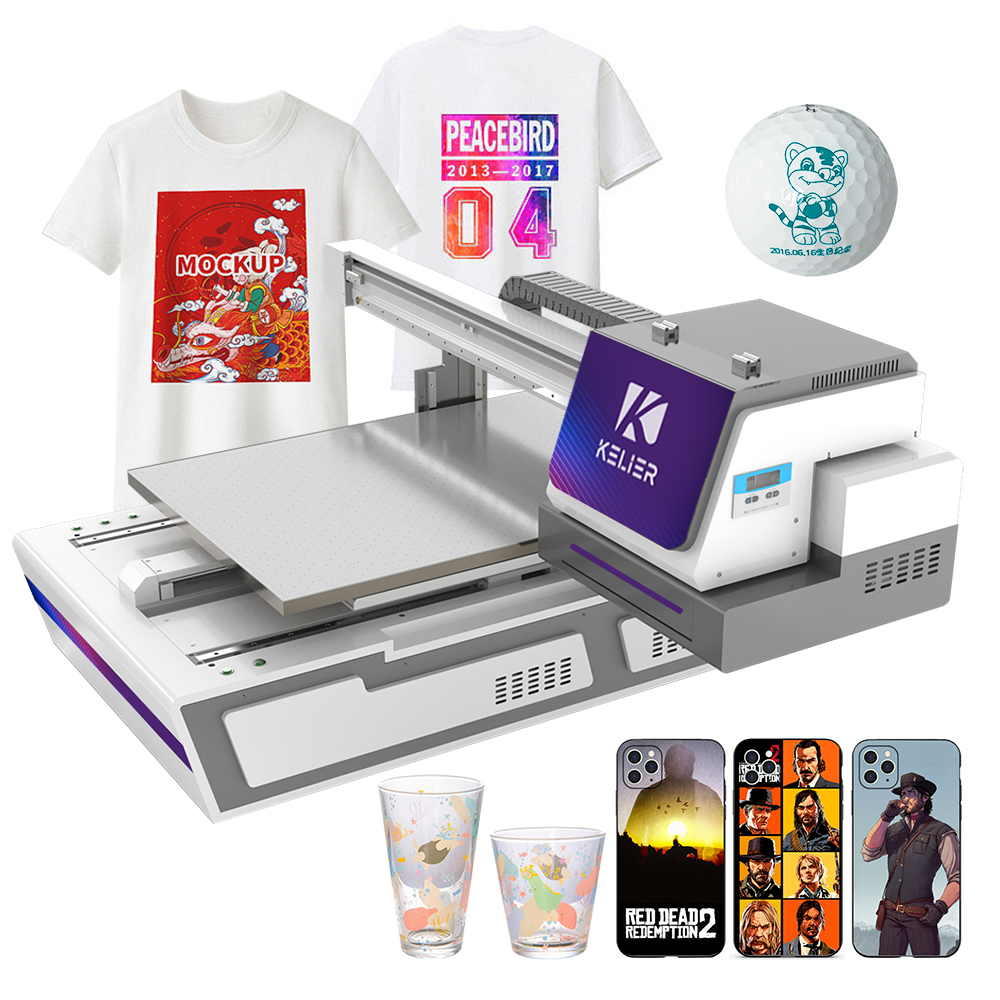 kelier digital printer Tshirt printer UV flatbed printer DTG DTF printer 5