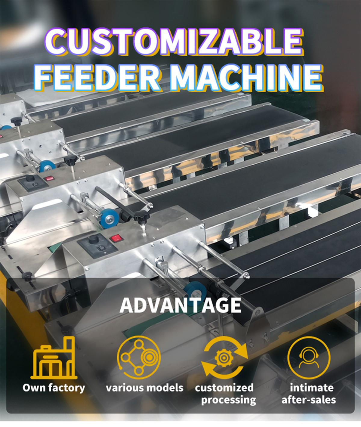 High quality Fully automatic adjustable speed feeder Workshop assembly line bag paging feeder machine-kelier 2