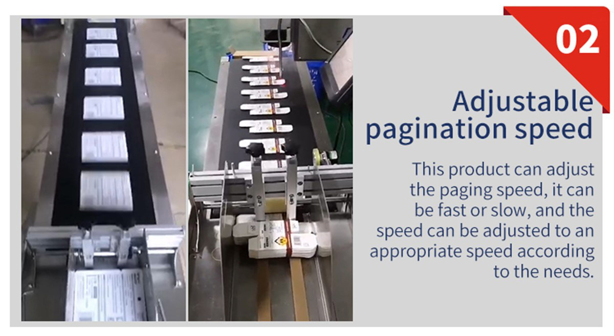 High quality Fully automatic adjustable speed feeder Workshop assembly line bag paging feeder machine-kelier 8