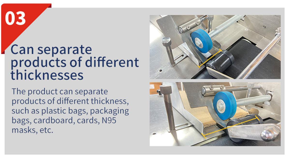 High quality Fully automatic adjustable speed feeder Workshop assembly line bag paging feeder machine-kelier 9