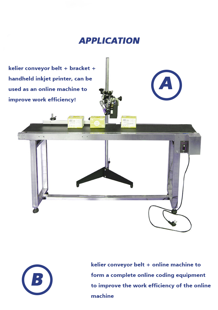 Kelier - 2022 KELIER Factory Supply Automatic Rubber Belt Conveyor customizable Conveyor Belt For Inkjet Printer Non-standard customization 10