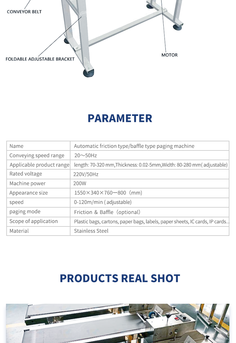 Kelier - kelier Automatic Card Paper Labels vacuum suction paged machine/Friction Paging Machine Paging machine/Auto feeder 10
