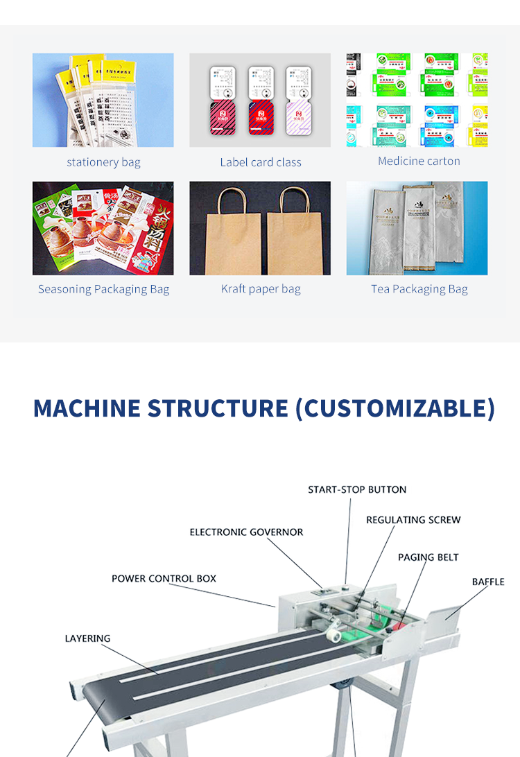 Kelier - kelier Automatic Card Paper Labels vacuum suction paged machine/Friction Paging Machine Paging machine/Auto feeder 9