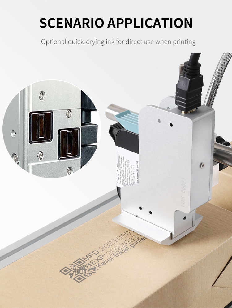 Kelier - Black Ink Cartridge Compatible For U2 Anser Inkjet Printer low cost Handheld printer cartridge tij 2.5 cartridge Ink cartridge 13