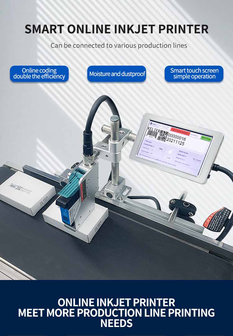 Kelier - Kelier kx1t Industrial Batch Code Printing Machine Online Inkjet Printer Coder Tij Inkjet Expiry Date portable printer Online Inkjet Printer 8