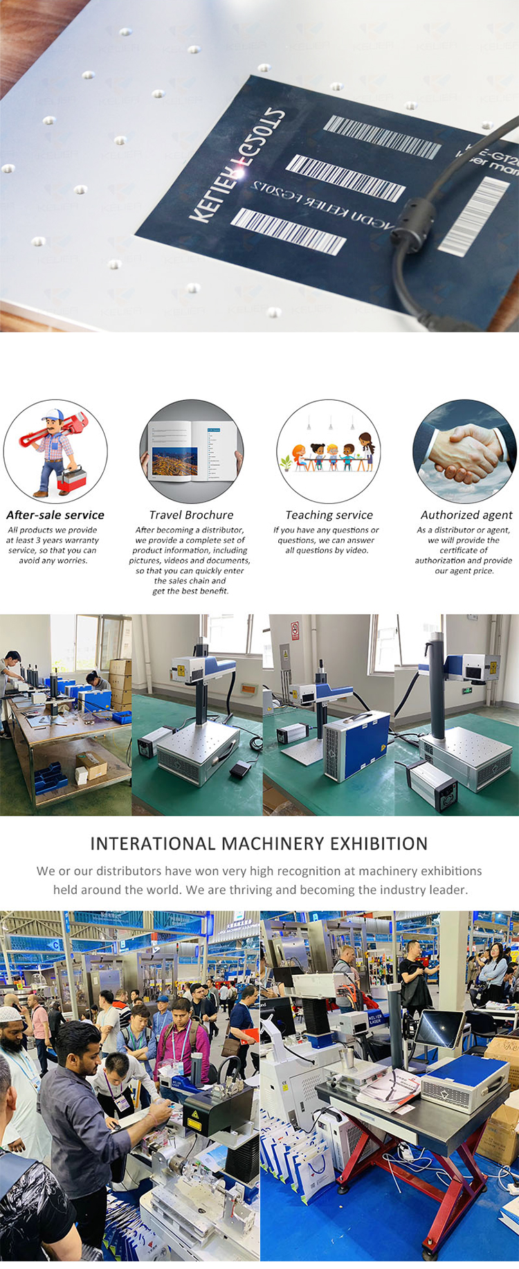 laser marking machine Small Portable Fiber Laser Marking Machine For metal logo date serial number printing kelier 12