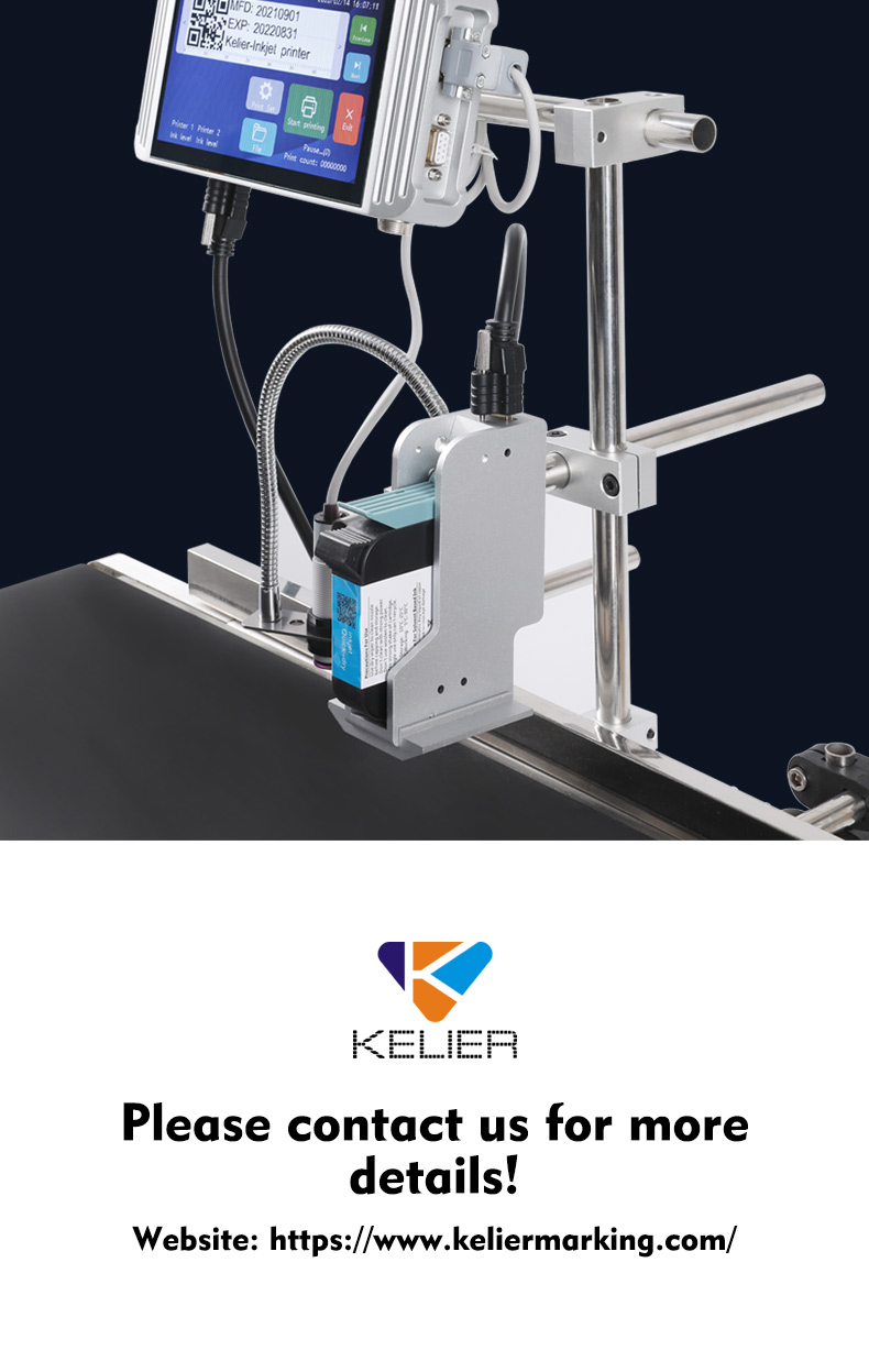 Kelier - kelier 2022 Automatic multi language Batch Code Small Online Box Package Inkjet Printer for expiry date batch code time Online Inkjet Printer 16