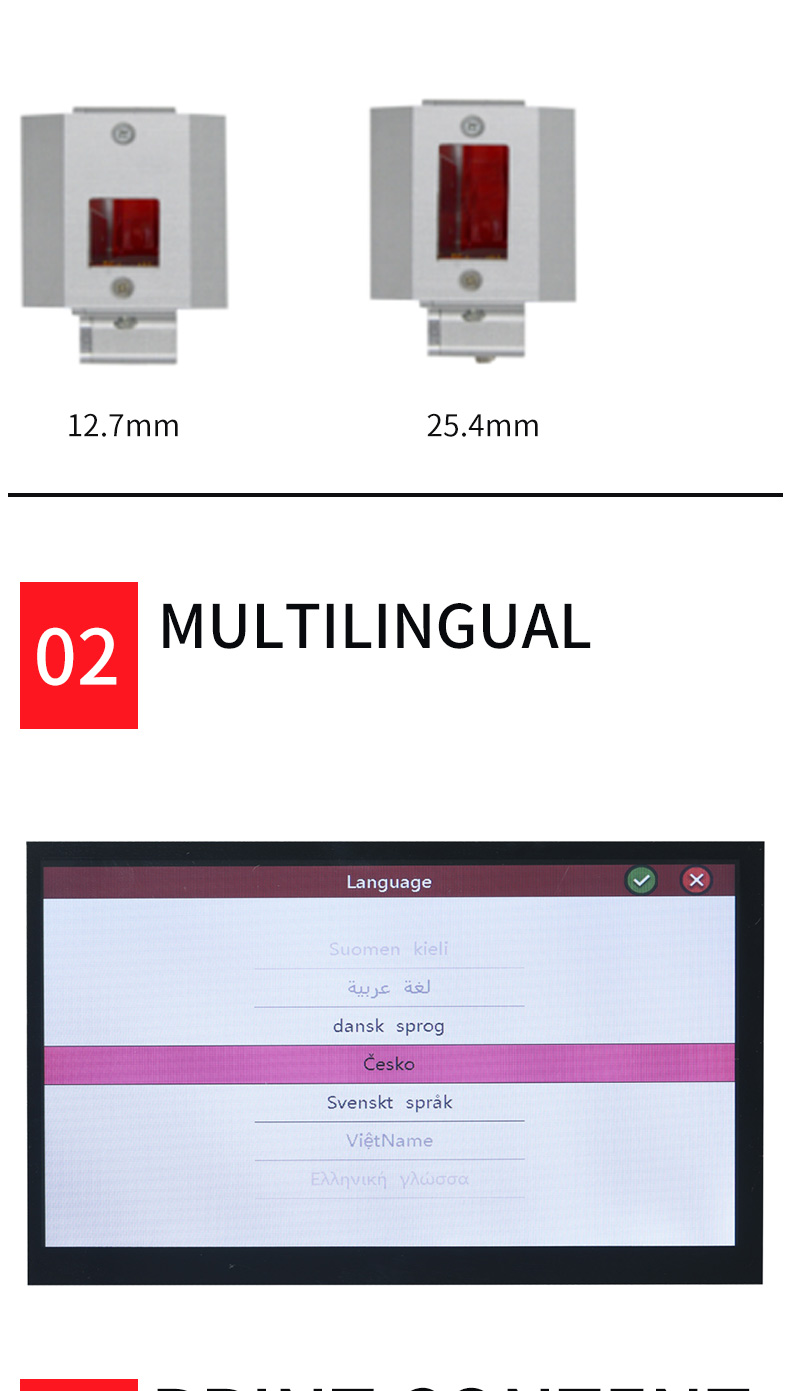 Kelier - kelier 2022 Automatic multi language Batch Code Small Online Box Package Inkjet Printer for expiry date batch code time Online Inkjet Printer 14