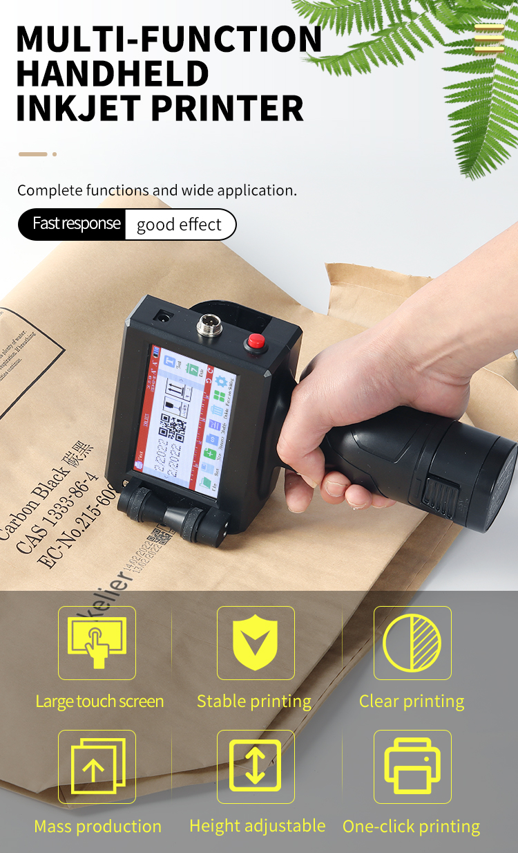 Kelier - printing expire date printer expiration date hand held batch code printer Kelier H6 Handheld Inkjet Printer 8