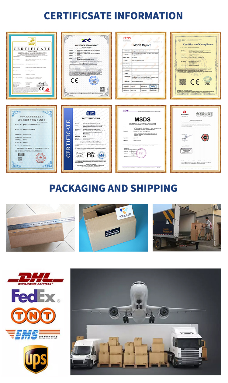 Kelier - carton coder bar code label printer bottle expiry date printing machine Fiber laser marking machine 15