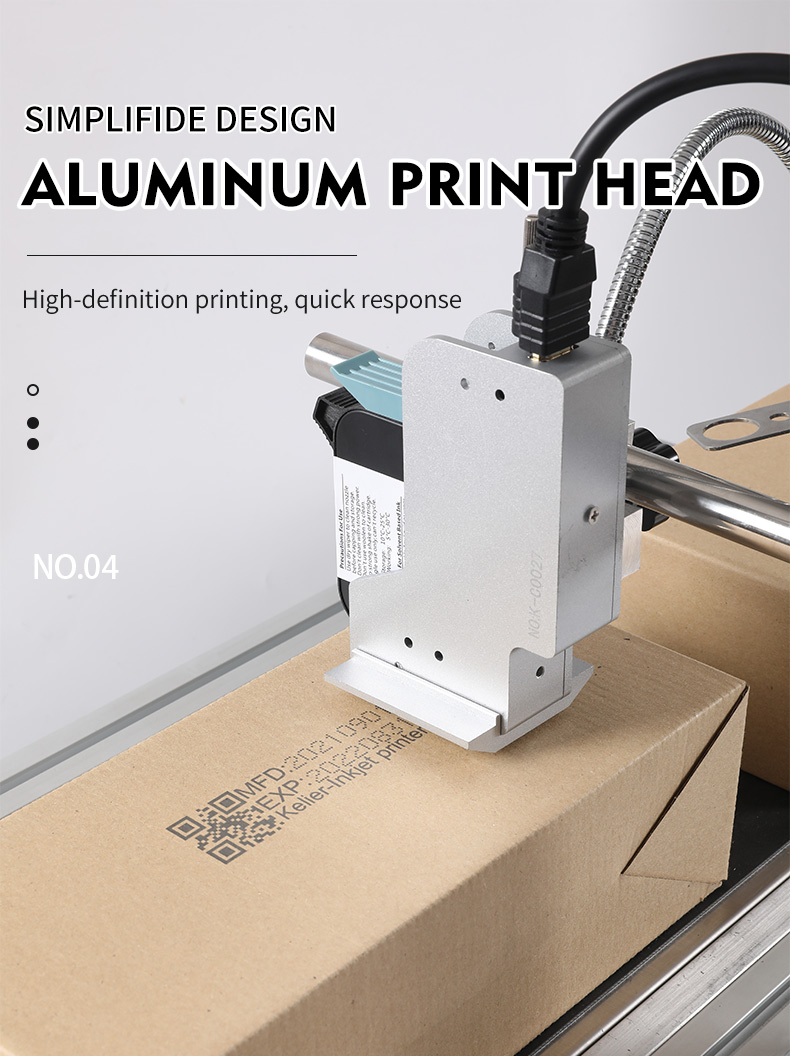 Kelier - Kelier high sensitivity touch screen barcode logo TIJ industrial batch code inkjet printer Online Inkjet Printer1 11