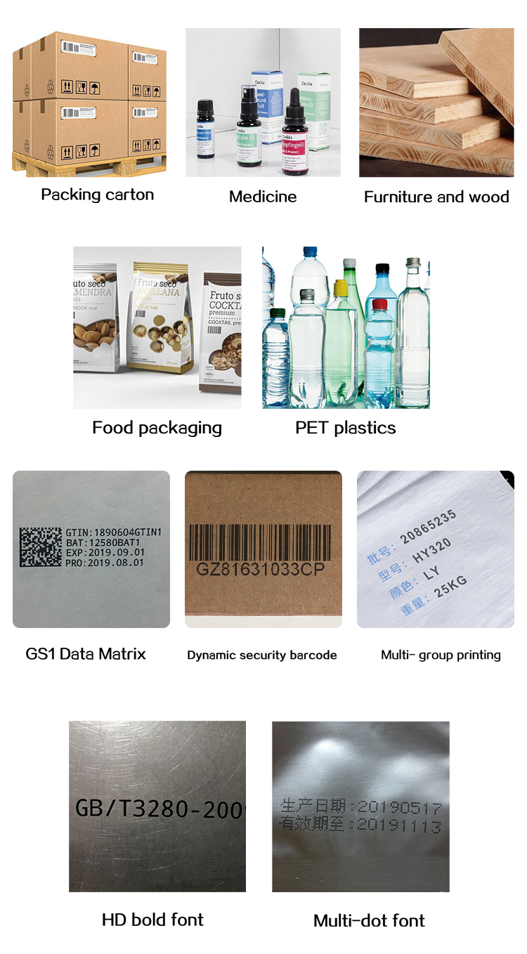 KX380 online inkjet printer For small packaging printing with paging machine - Kelier 12