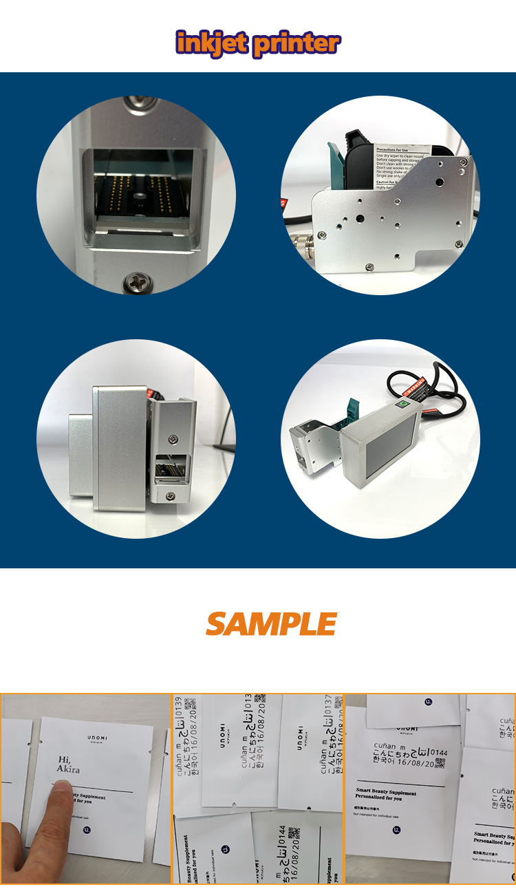 KX380 online inkjet printer For small packaging printing with paging machine - Kelier 11