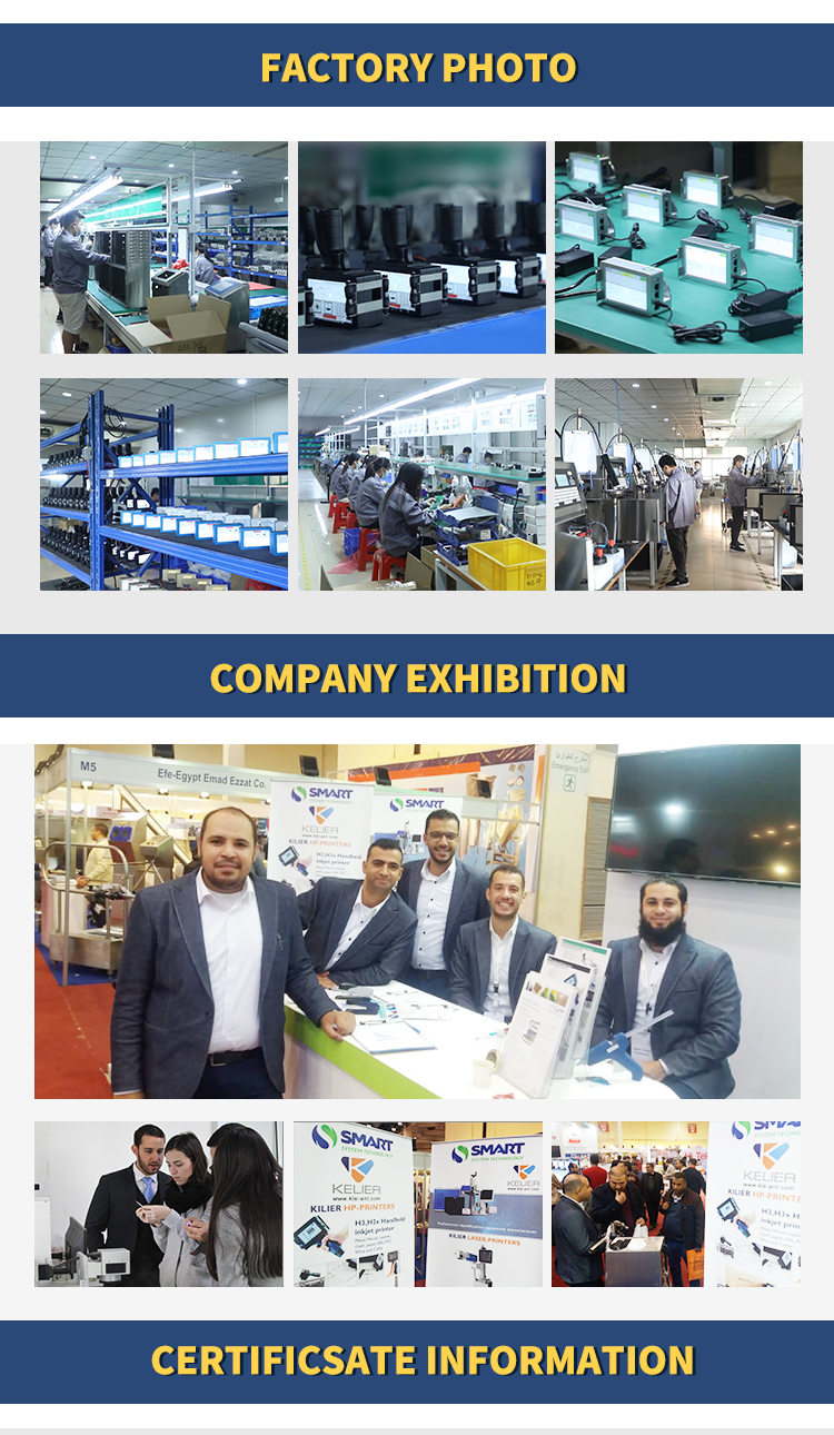 Kelier - Kelier tij 25 qr code barcode variable date inkjet coder bottle carton logo food industry coding printer Online Inkjet Printer 16