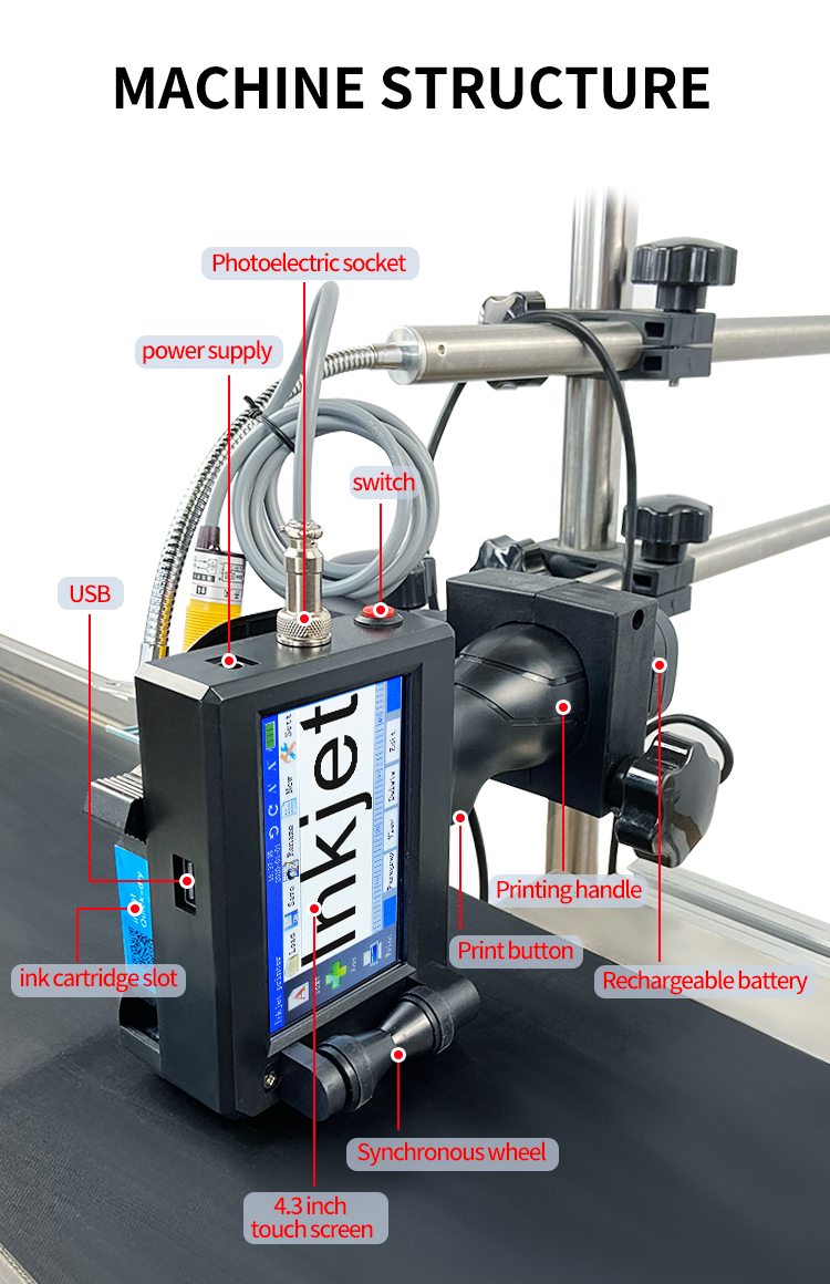 Kelier - batch number machine for board carton stone pipe cable metal plastic batch printer for food Board Non-standard customization 13