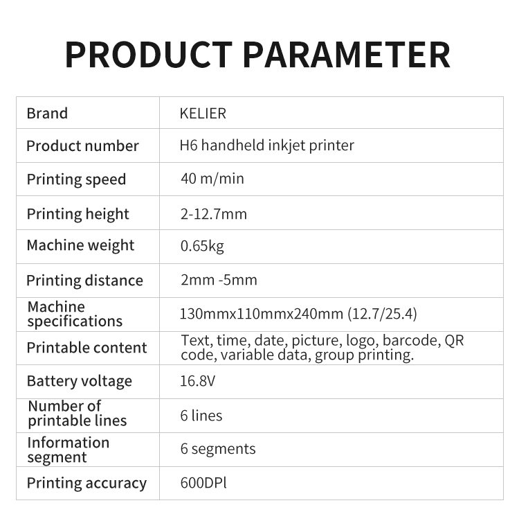 Kelier - batch number machine for board carton stone pipe cable metal plastic batch printer for food Board Non-standard customization 14