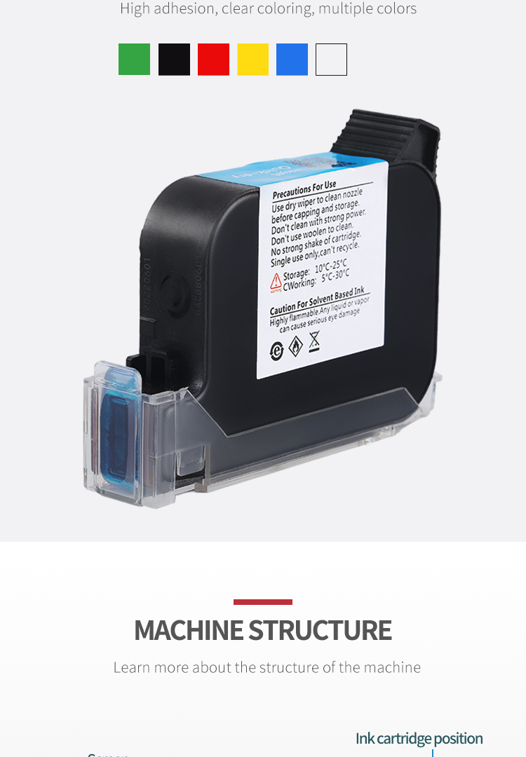 Kelier - Kelier 2022 new inkjet printer mini hand printer to print production date food bag bottle body Non-standard customization 10