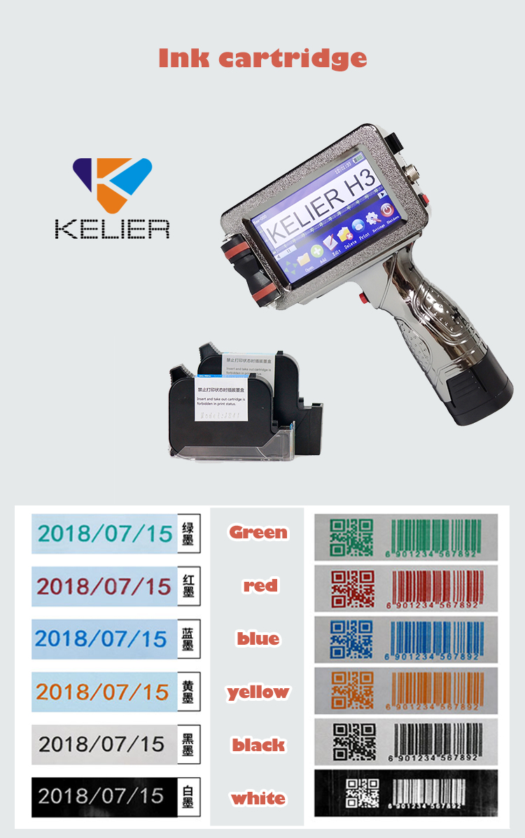 TIJ2.5 Smart Expiry Date Handheld Inkjet Printer Inkjet Printing Machine inkjet marking mark for Industry machine
