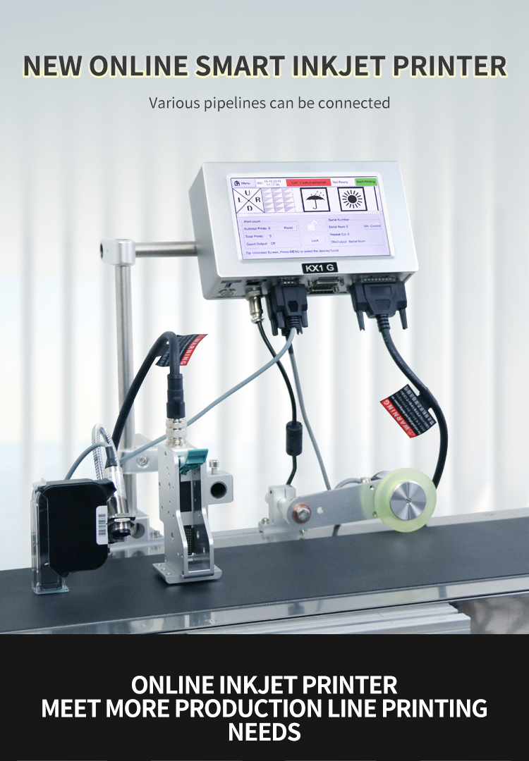 Kelier - Inkjet Variable Data Printing Machine/cheap Inkjet Printer 2019news KELIER KX1 Online Inkjet Printer 8
