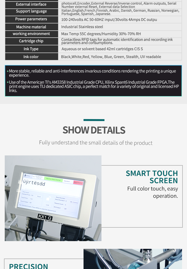 Kelier - Inkjet Variable Data Printing Machine/cheap Inkjet Printer 2019news KELIER KX1 Online Inkjet Printer 13