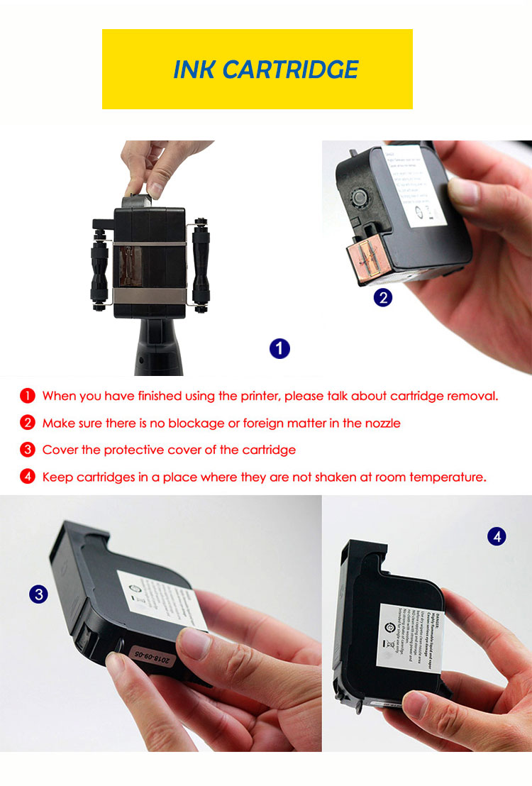 Kelier portable high quality colorful jet printer OEM/ODM Chinese factory for inkjet printer handheld