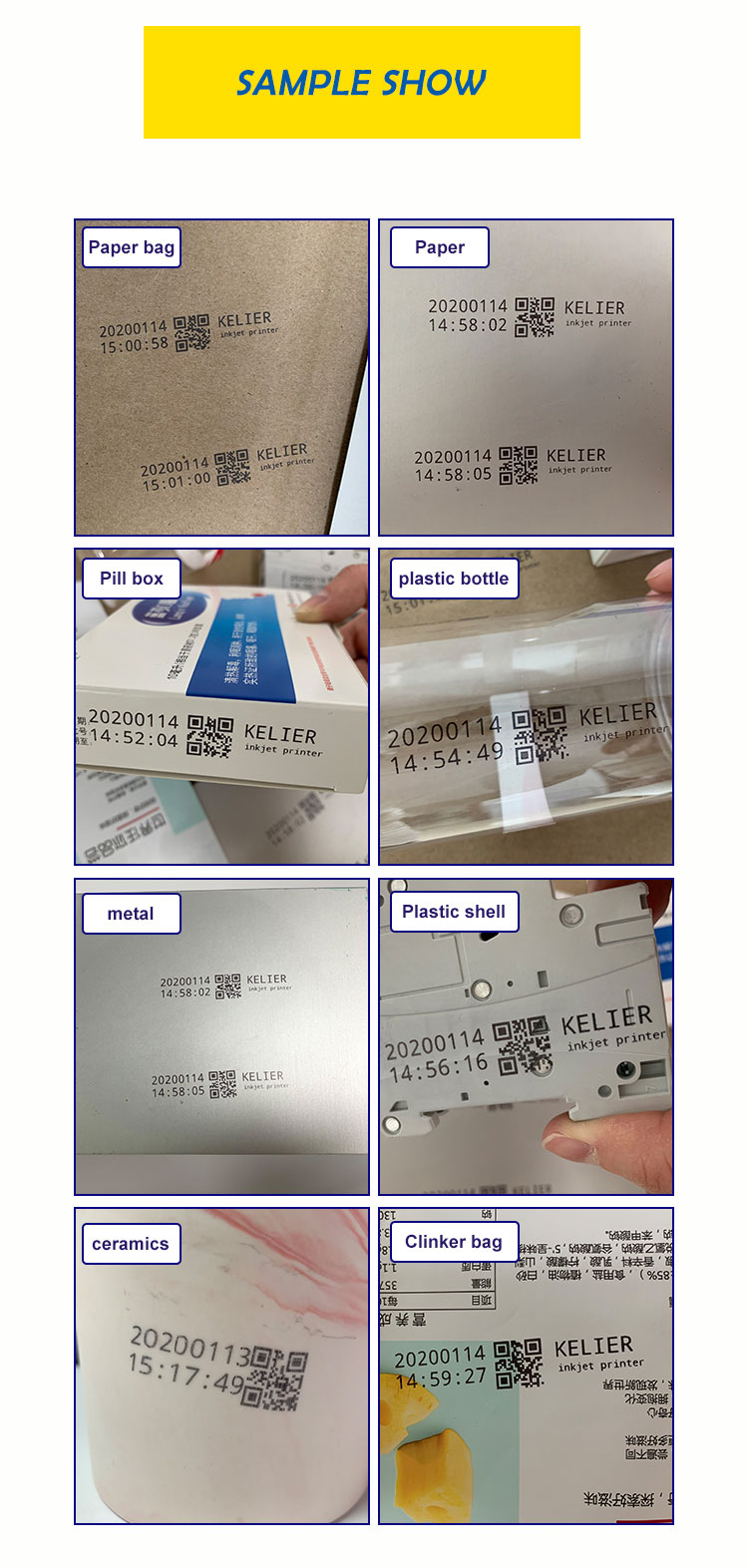 Kelier - kelier 2022 new hand held inkjet marker bar code label tij printer Handheld Inkjet Printer 11