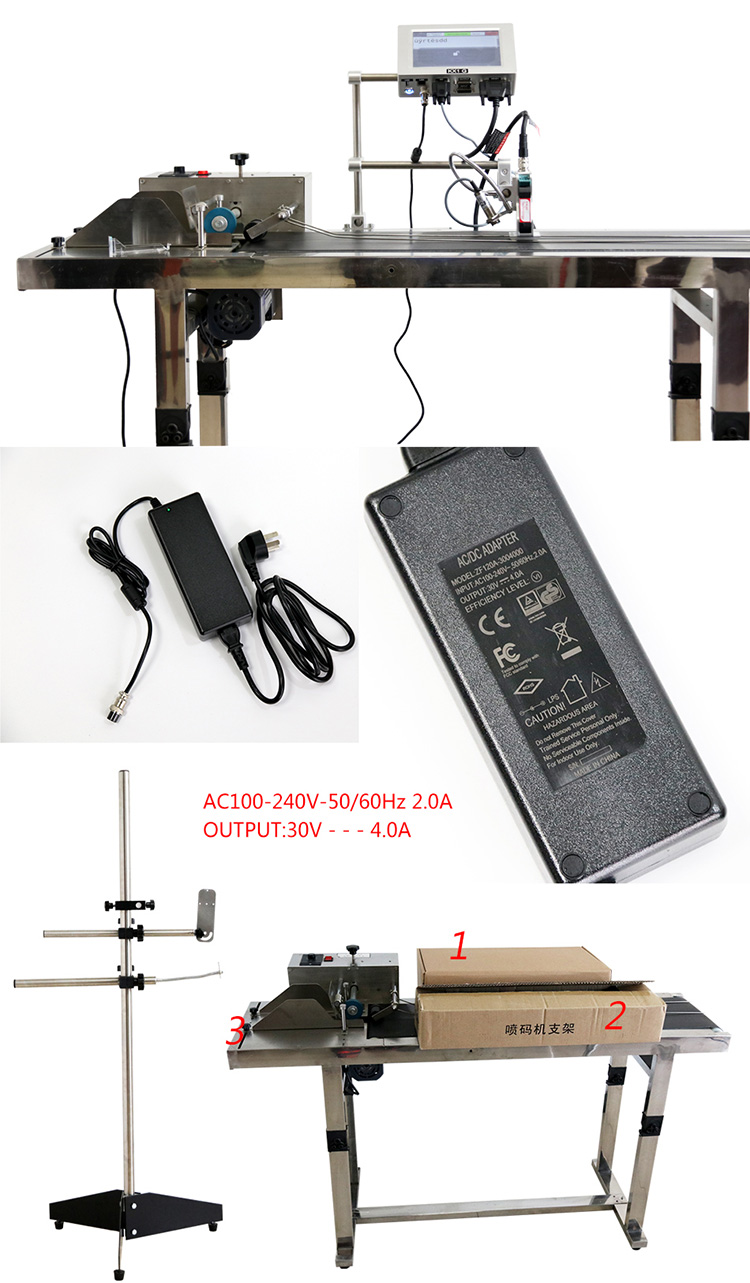 Kelier - Kelier tij 76.2mm print height coding machine inkjet printer for expiry date plastic bag Non-standard customization 18