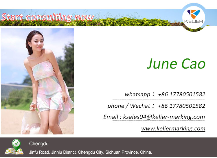 Kelier - Kelier KX2G mask expiry date printing machine for production line Online Inkjet Printer 22