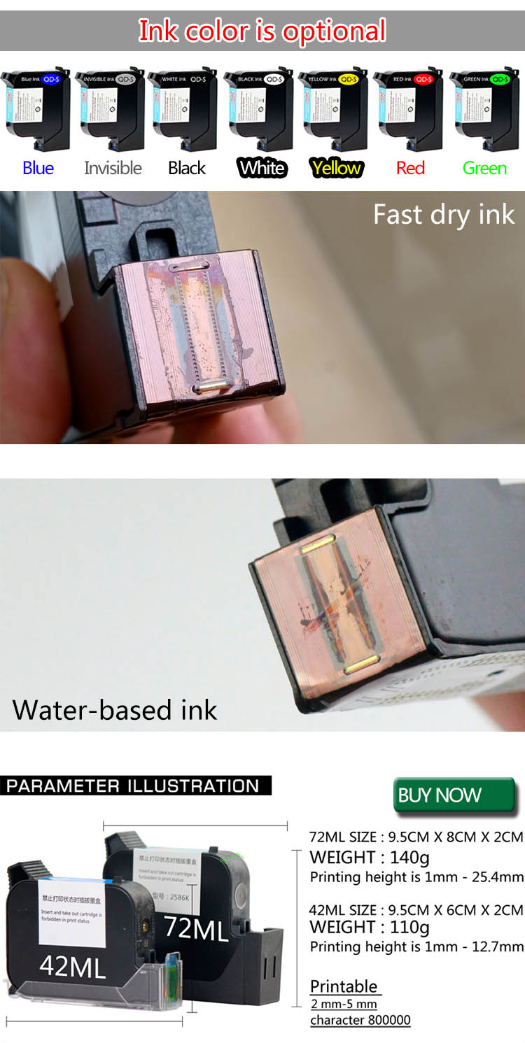 Kelier - plastic bags with own logo printing packaging plastic bag printer metal printing logo Handheld Inkjet Printer 8