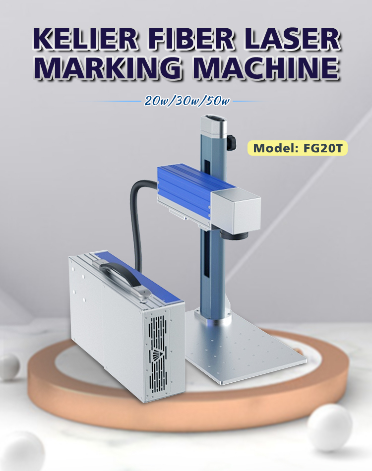 Kelier - portable fiber laser marking machine for engraving metal stainless steel aluminum silver gold ring Fiber laser marking machine 8