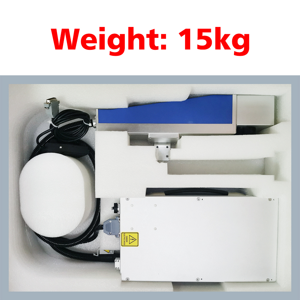 Kelier - 20W 30W 50W Enclosed bearing On-line flying Fiber laser marking machine Raycus source with automatic system Fiber laser marking machine 19