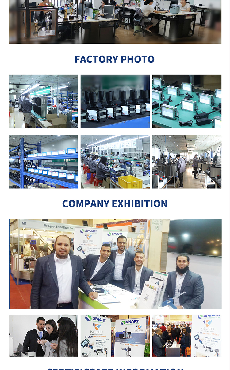 Kelier - 20W 30W 50W Enclosed bearing On-line flying Fiber laser marking machine Raycus source with automatic system Fiber laser marking machine 16