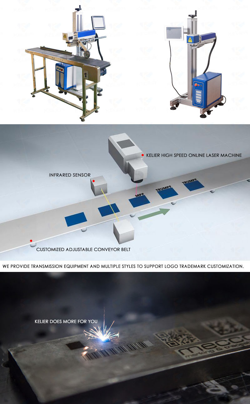 Portable laser wire marking machine parts made in china for plastic