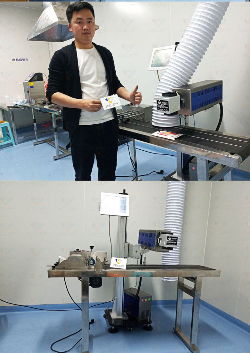 Fly Metal 20w 30w 50w Fiber Laser Marking Machine Air Cooling online laser