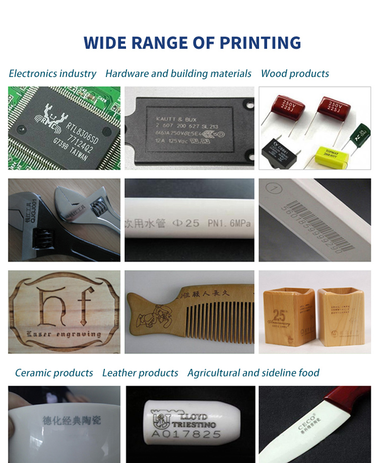 Kelier - kelier new Split Desk Portable Type 20w 30w 50w Fiber CO2 Laser Marking Machine CO2 laser marking machine 9