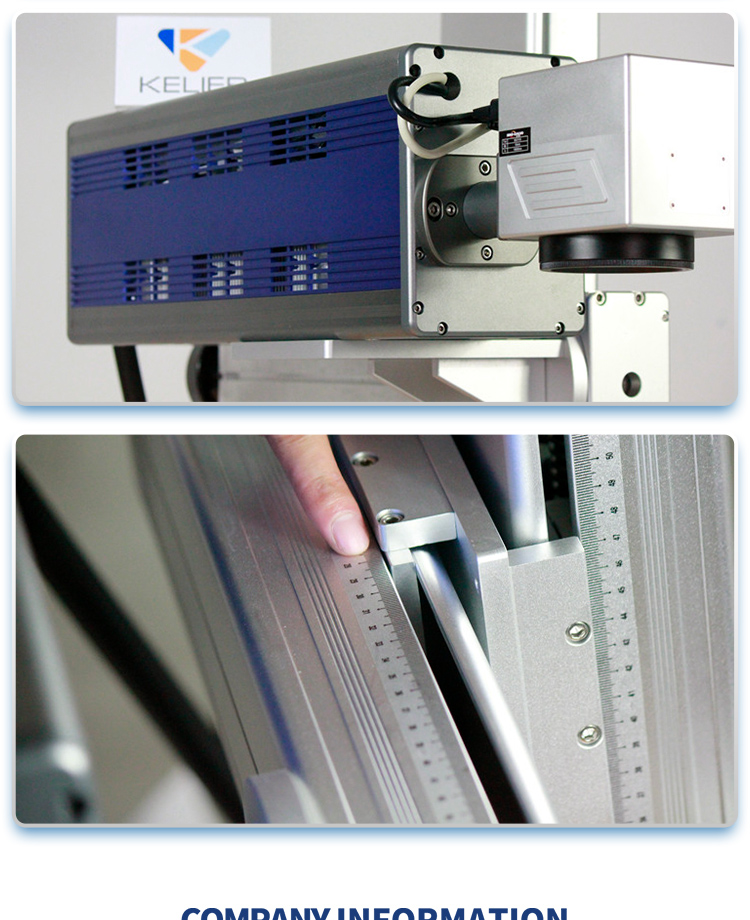 Kelier - kelier new Split Desk Portable Type 20w 30w 50w Fiber CO2 Laser Marking Machine CO2 laser marking machine 14