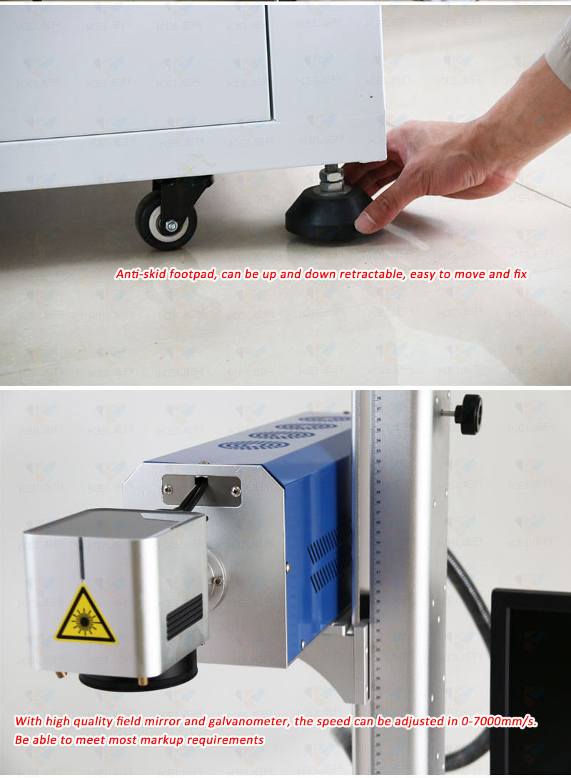 Fiber laser marking machine co2 tube source FC2030G-3