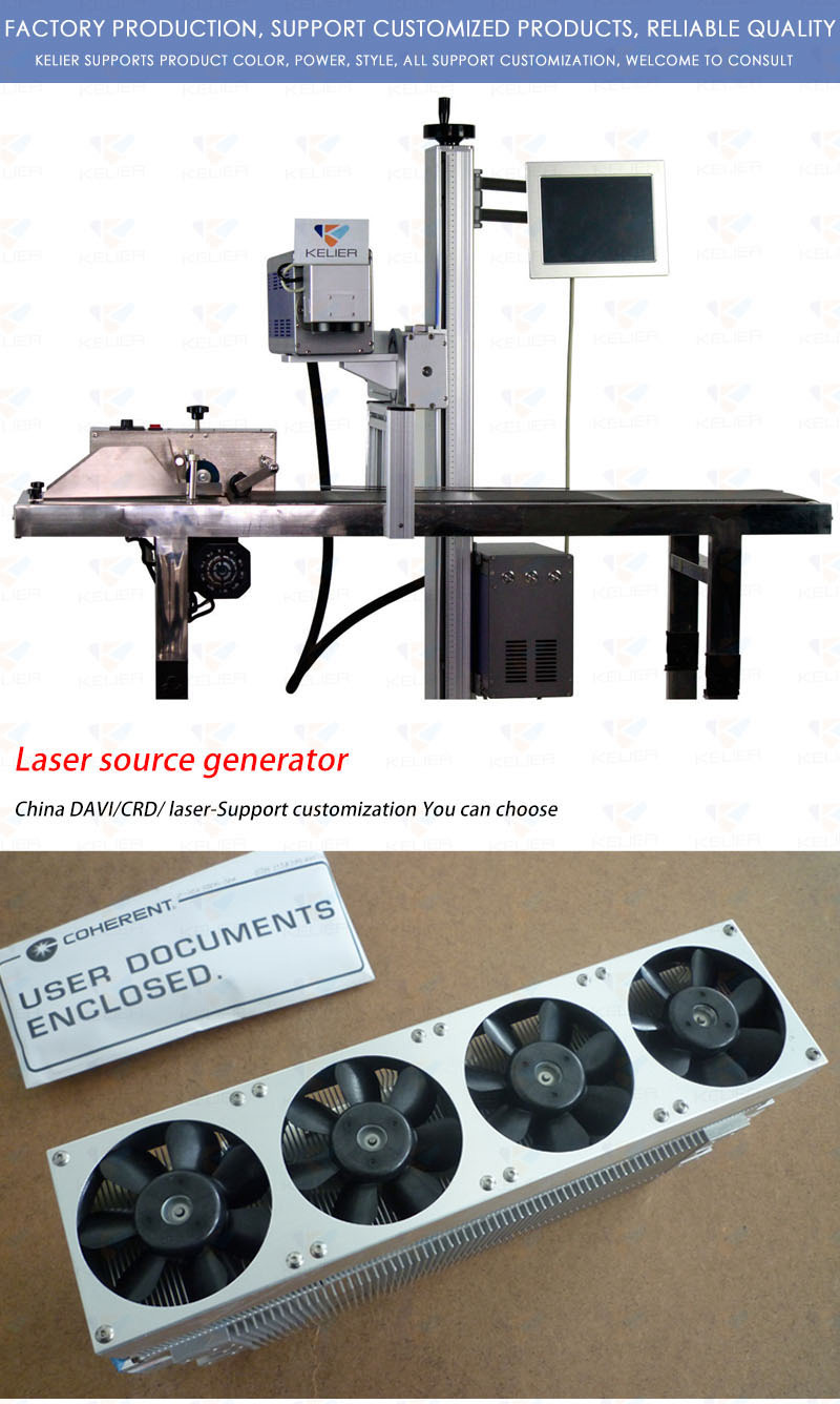 Fly online CO2 Fiber Laser Marker Machine FCF-2