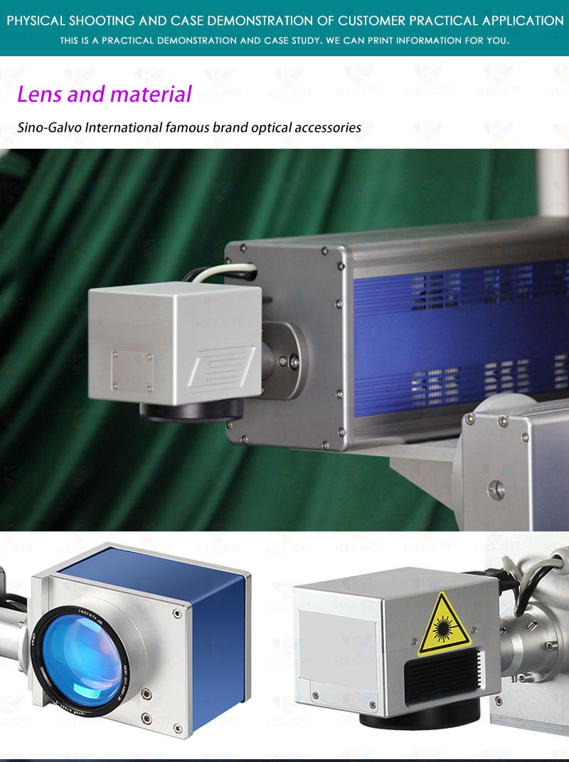 Fly online CO2 Fiber Laser Marker Machine FCF-2