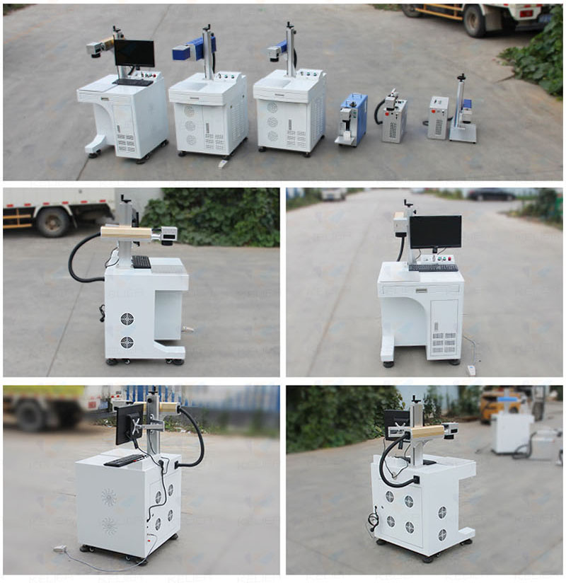 Co2 Laser Marking Engraving Machine For Leather / Plastic KELIER FC2030G-2