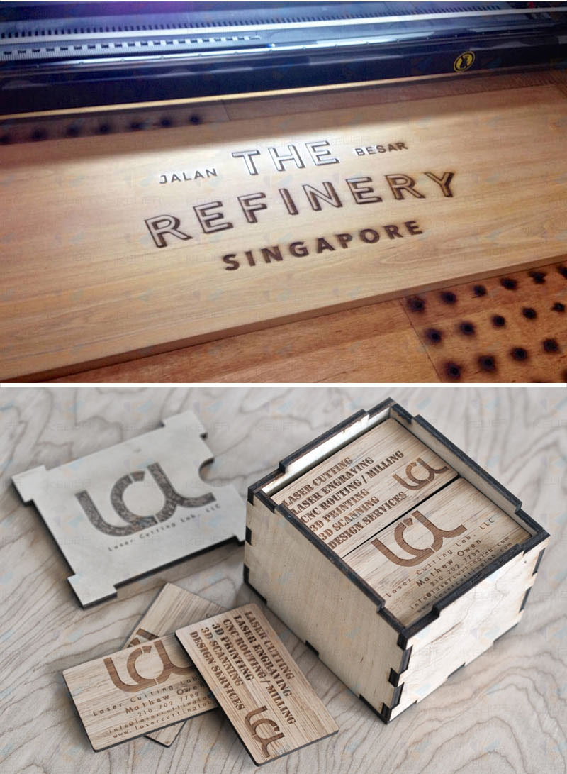 Co2 Laser Marking Engraving Machine For Leather / Plastic KELIER FC2030G-2