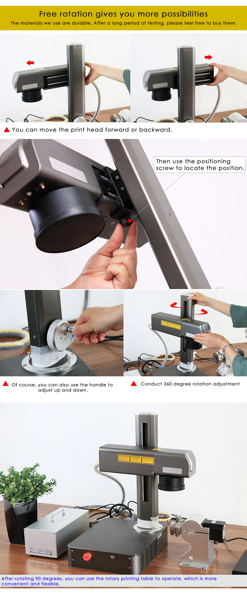 Ring jewelry laser marking machine Metal Coding Date Laser