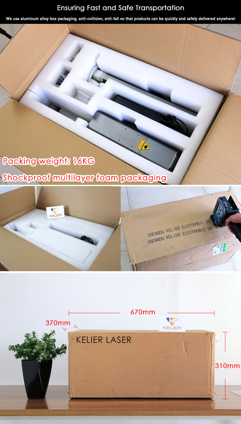 Ring jewelry laser marking machine Metal Coding Date Laser