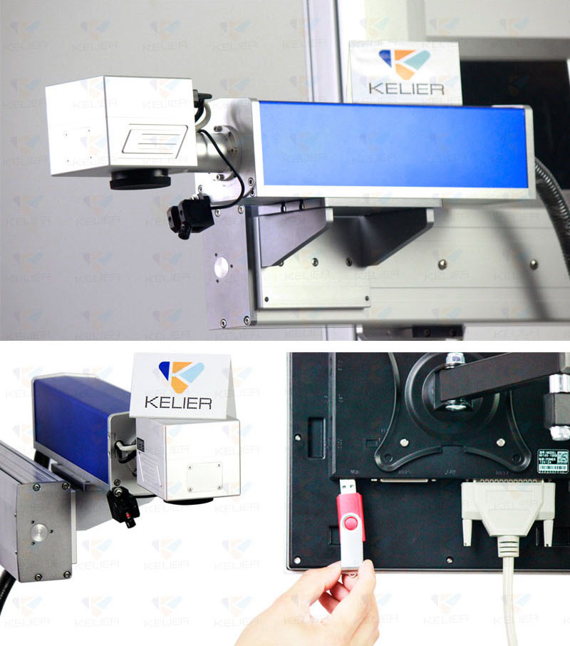 Portable laser wire marking machine parts made in china for plastic