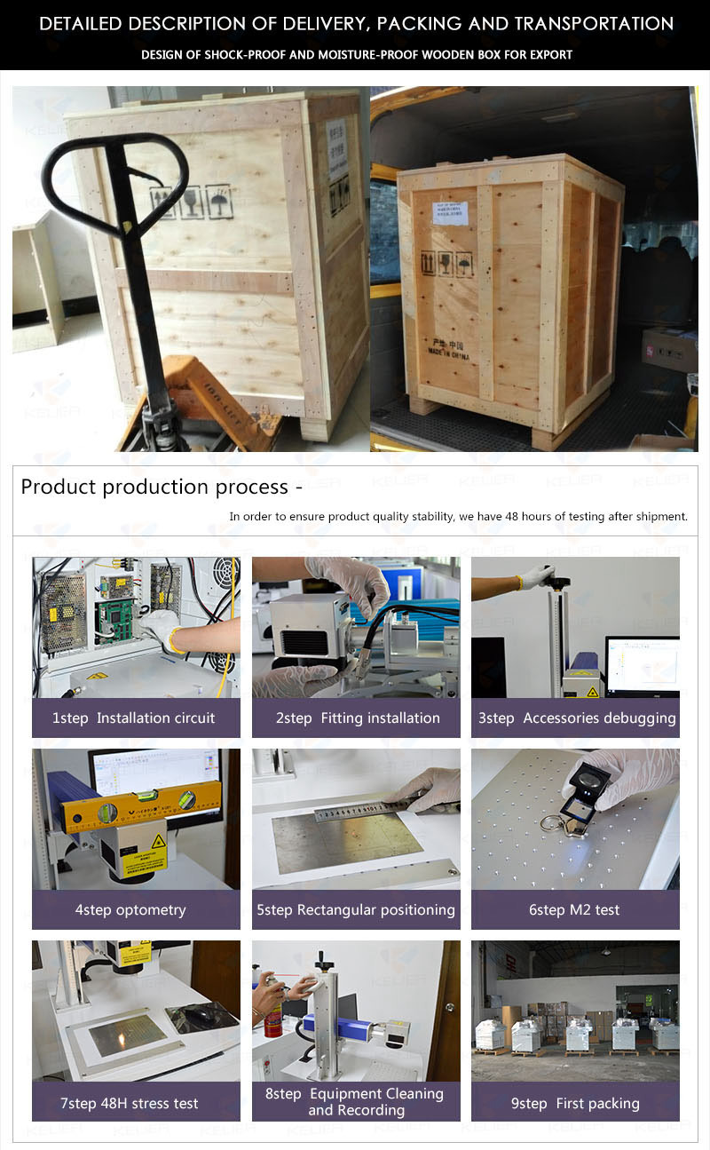 Portable laser wire marking machine parts made in china for plastic